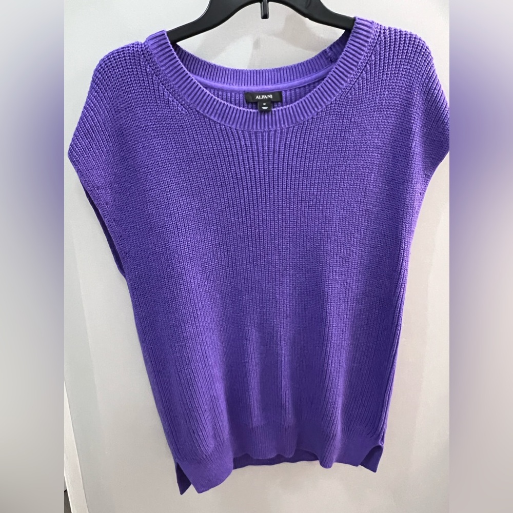 Alfani Sleeveless Knit Sweater Size M